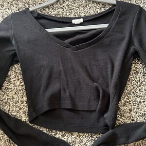 Garage black long sleeve